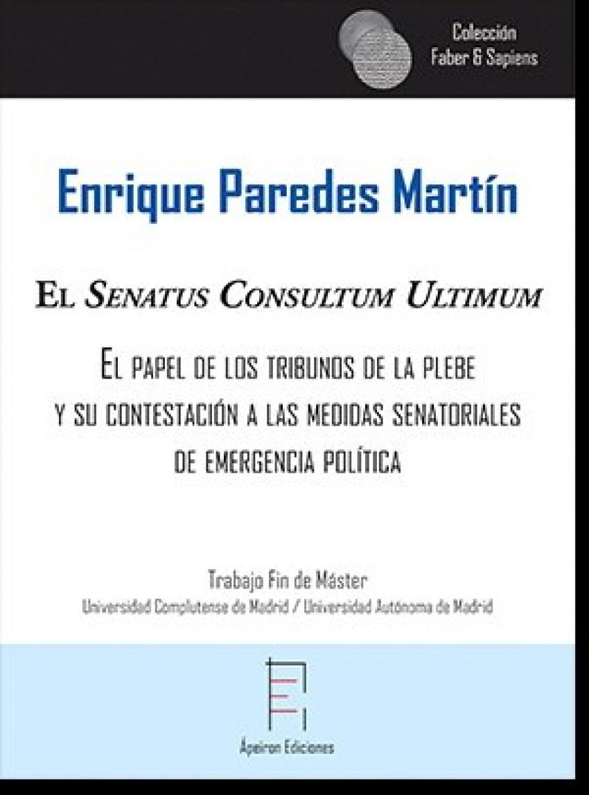 El Senatus Consultum Ultimum