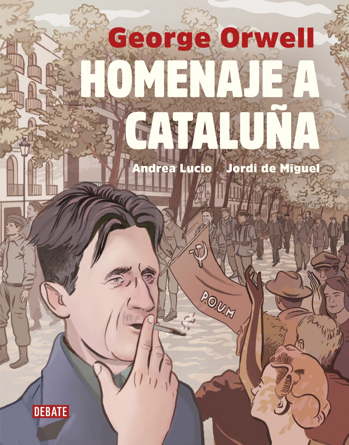 Homenaje a Cataluña (versión gráfica): version grafica (Historia)