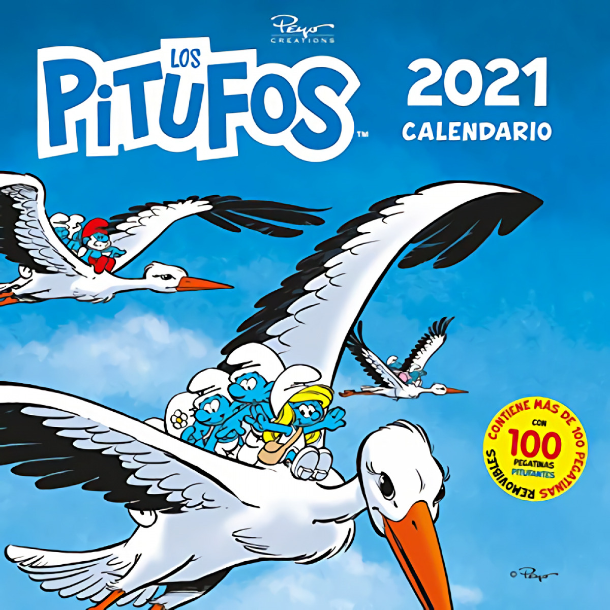 Calendario los Pitufos 2021 