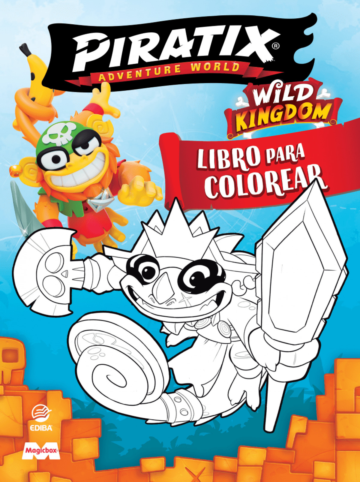 Libro para colorear piratix n� 1