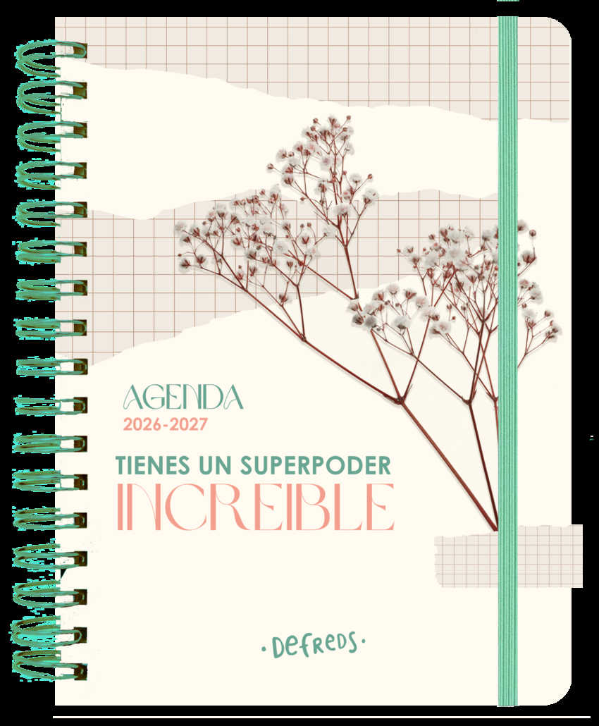Agenda escolar semanal 2026-2027 Defreds