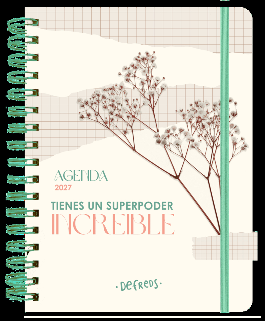 Agenda anual semanal 2027 Defreds
