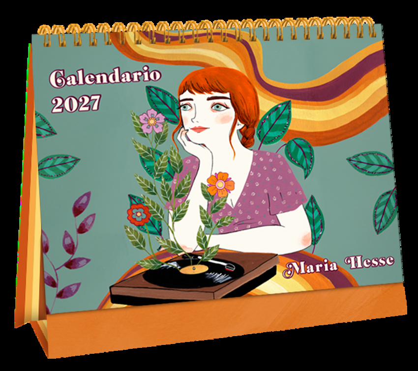 Calendario de mesa 2027 Mar�a Hesse