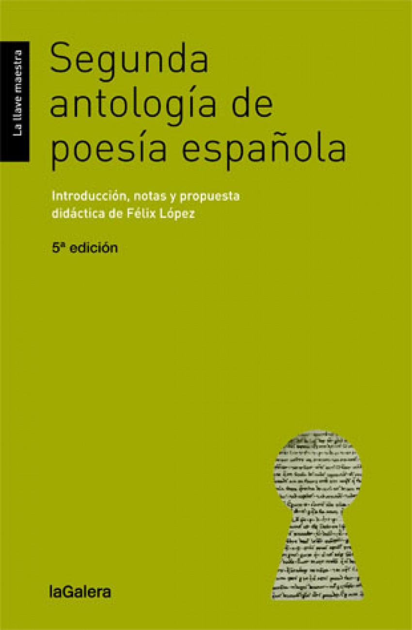 Segunda antología de poesia española - Librería María Zambrano