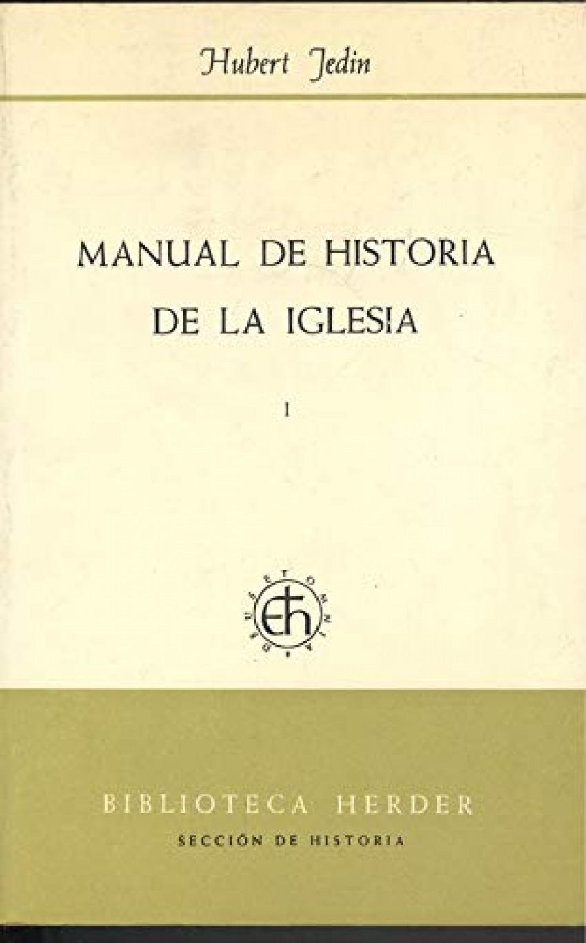 Manual de historia de la iglesia t.i - Jedin, Hubert
