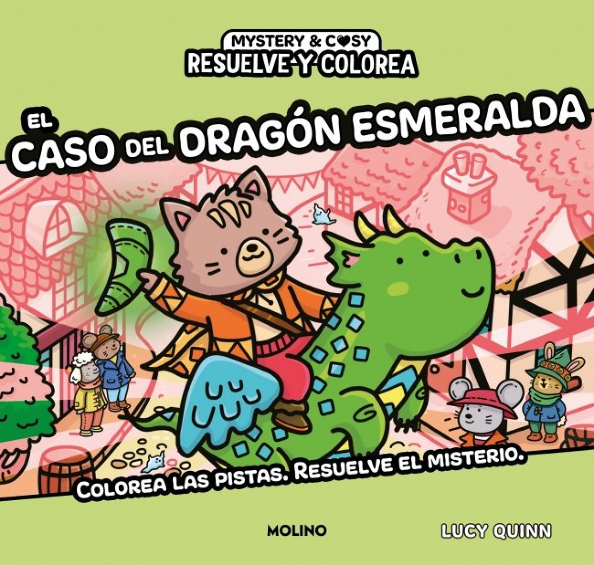 Resuelve y colorea - Resuelve y colorea. El caso del drag�n esmeralda