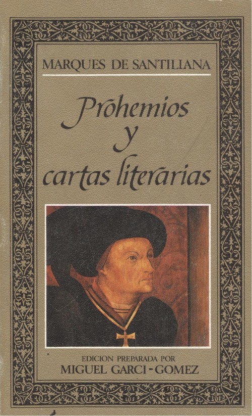 Prohemios y otras cartas literarias - Lopez De Mendoza, IÑigo