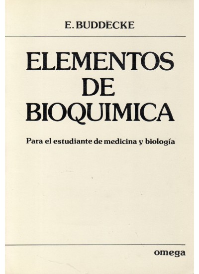 Elementos de bioquimica - Buddecke, E.