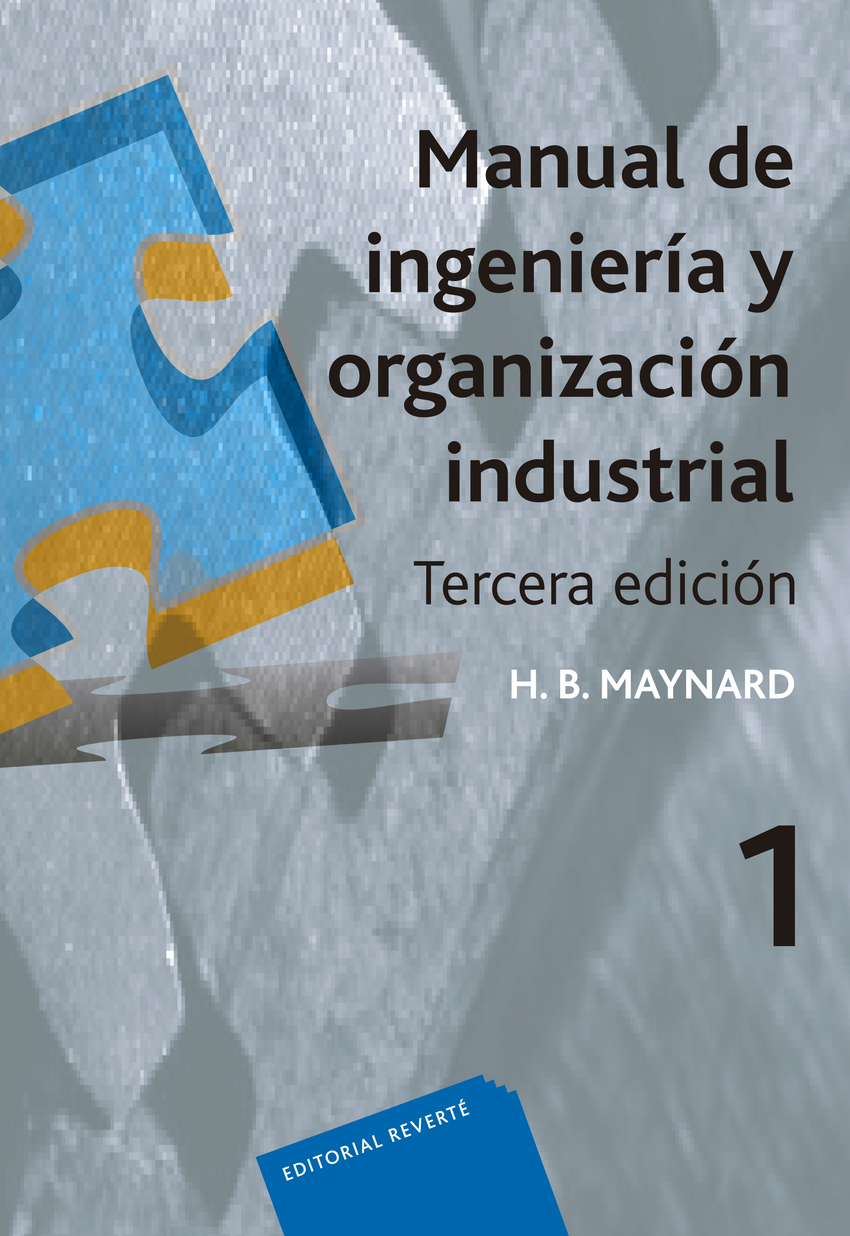 Manual de ingenieria y organizacion industrial - Maynard Hb