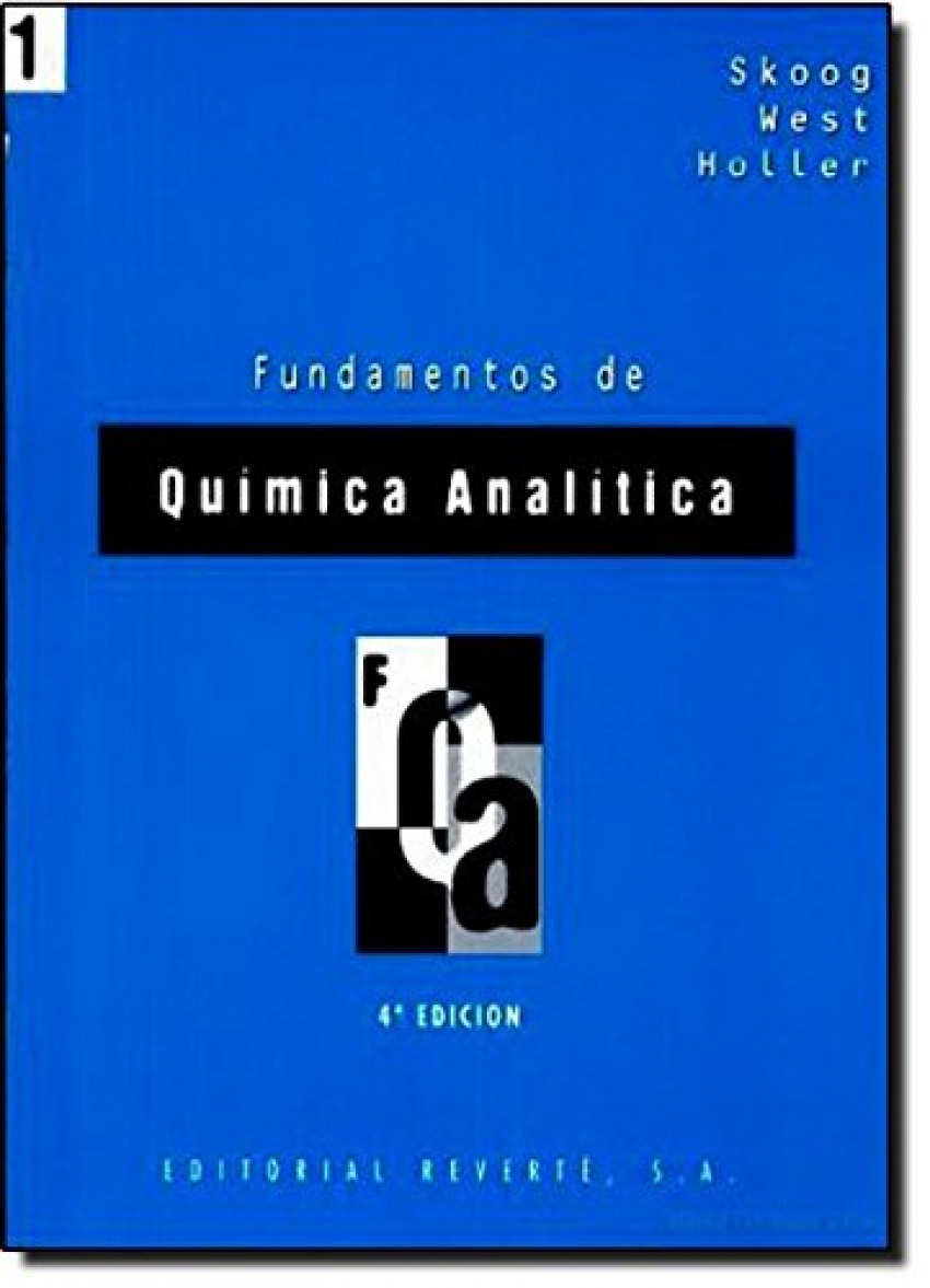 Fundamentos de Química Analítica. Volumen 1 - Skoog, Douglas A.