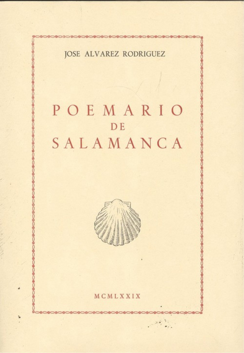Poemario de salamanca - Álvarez RodrÍguez, Jos