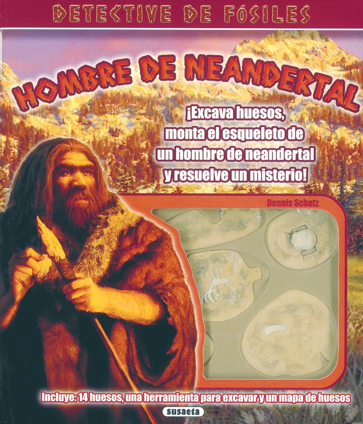 Hombre de neandertal (Detective de fósiles) - Schatz, Denis
