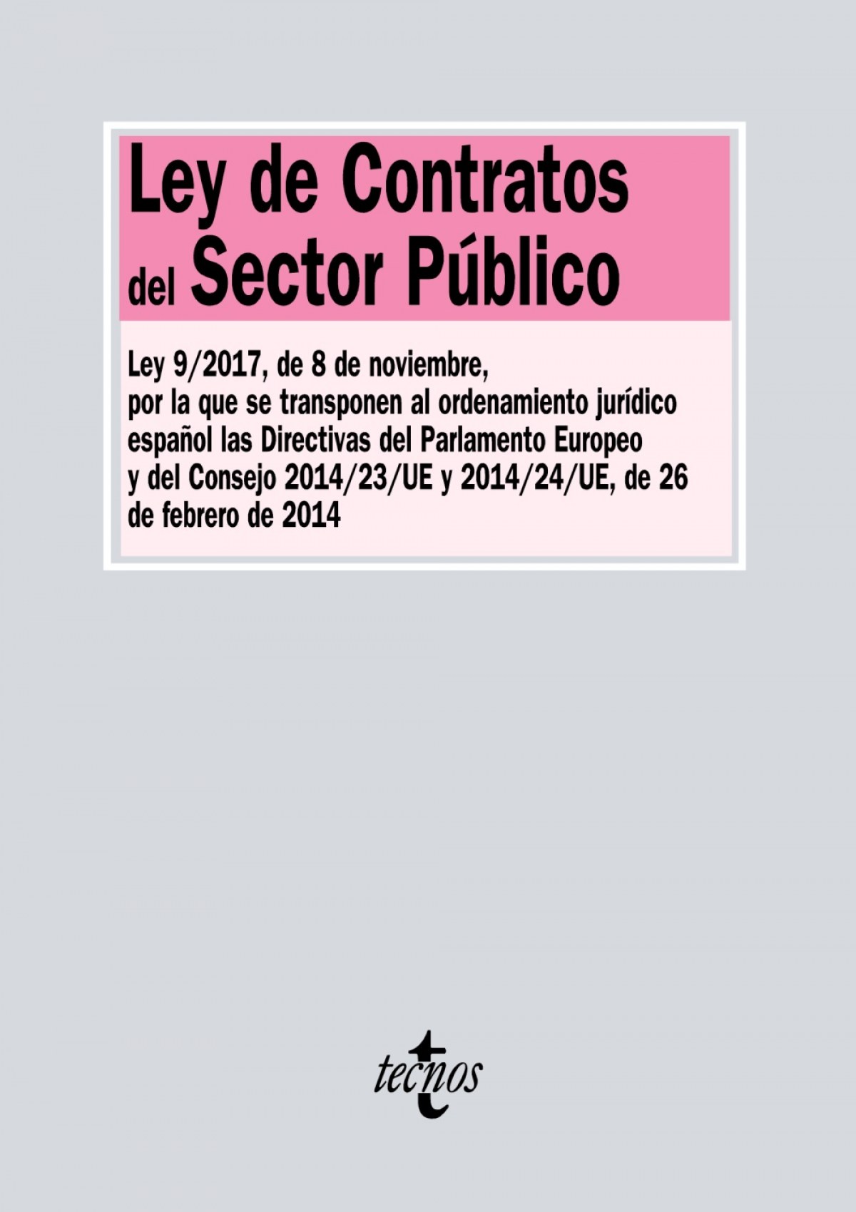 Ley de contratos del sector publico - Vv.Aa.