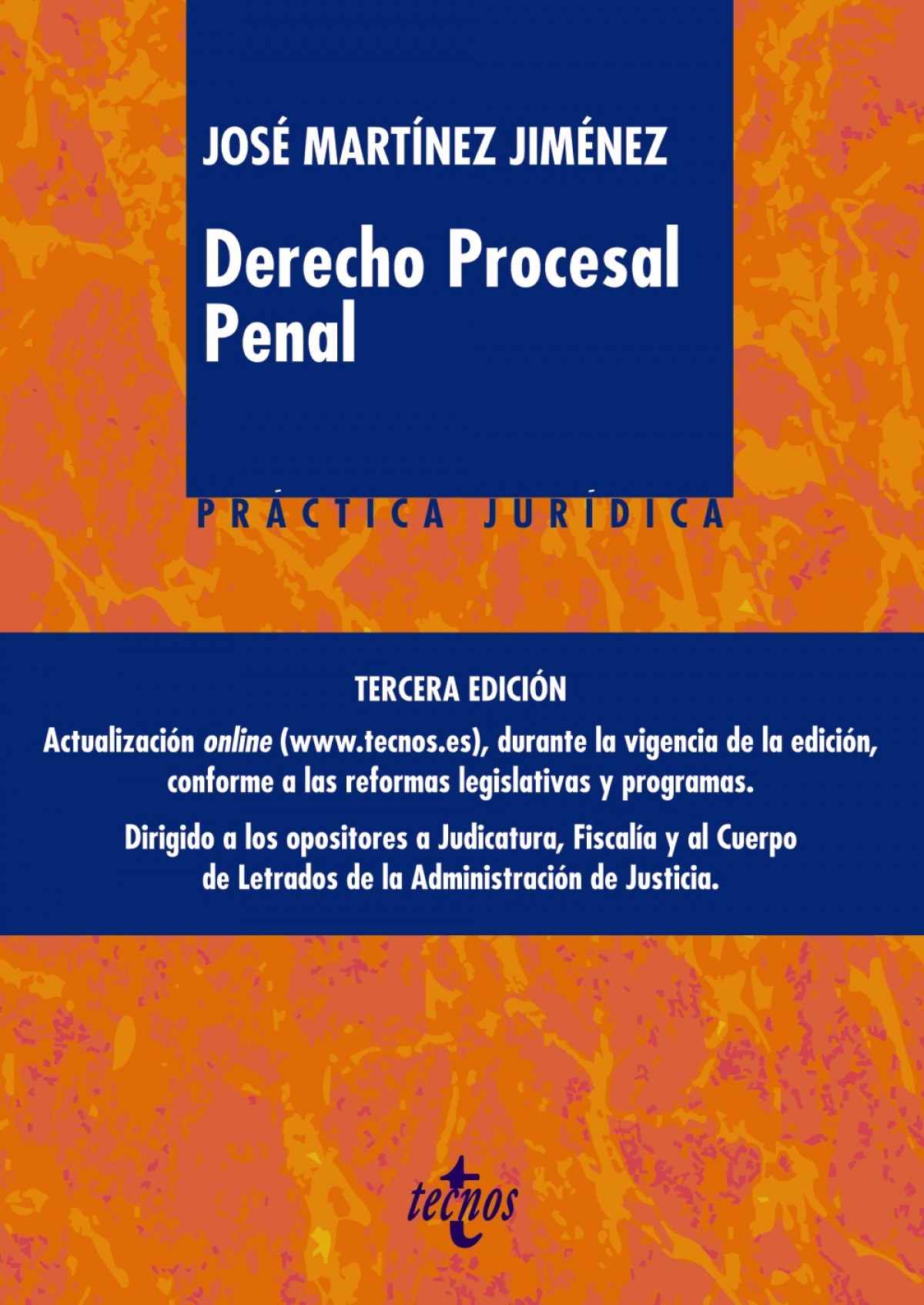 Derecho procesal penal 2019 - Martínez Jiménez, José
