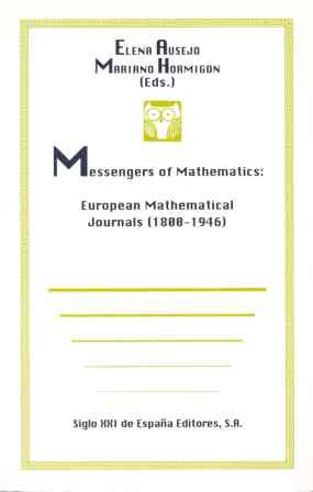 Messengers of mathematics - Ausejo Martinez, Elena
