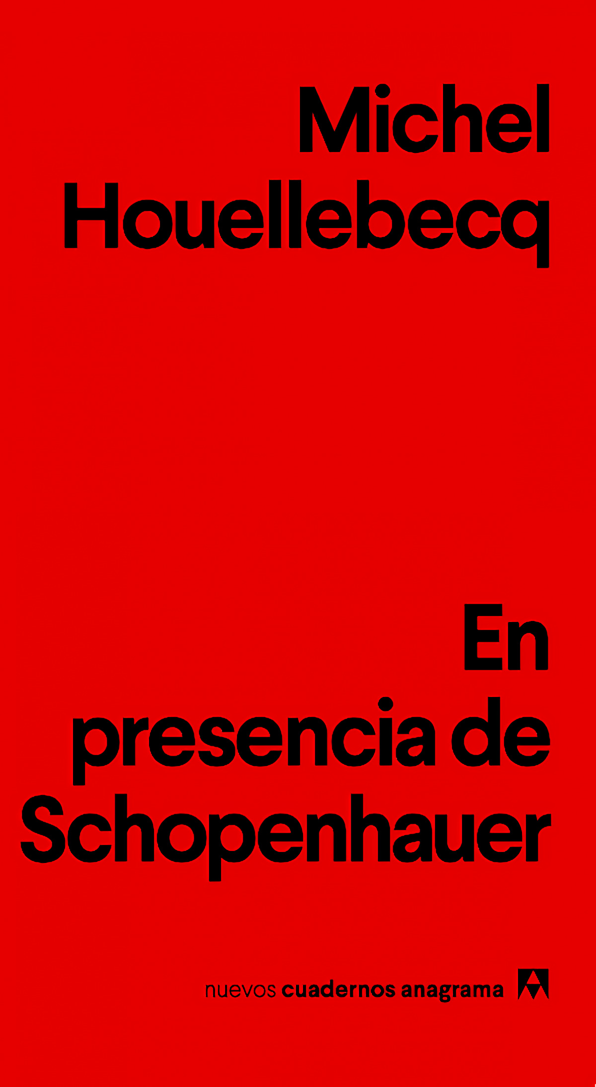 En presencia de schopenhauer - Houellebecq, Michel