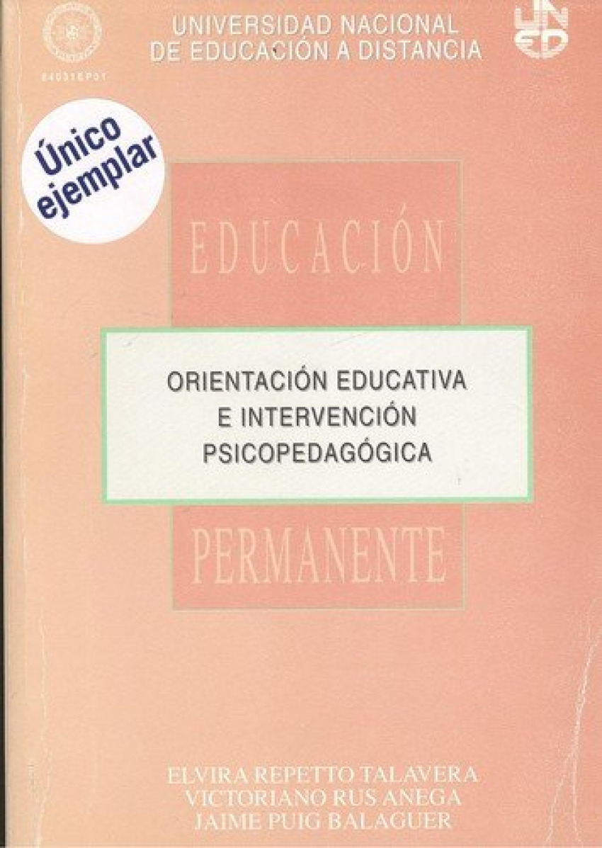 Orientación educativa e intervención psicopedagógica - Vv.Aa