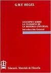Lecciones sobre la Filosof�a de la Historia Universal. Intro