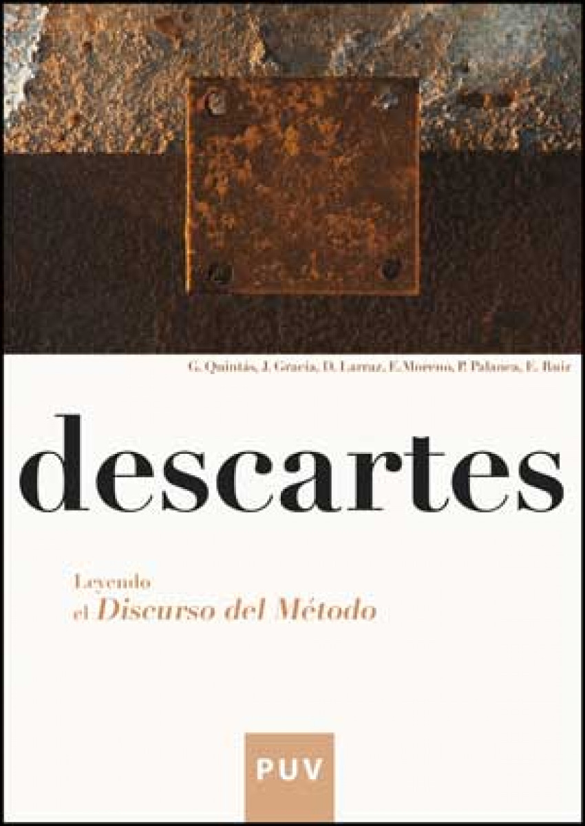 Descartes:leyendo discurso del metodo - Quintas Alonso, Guillermo