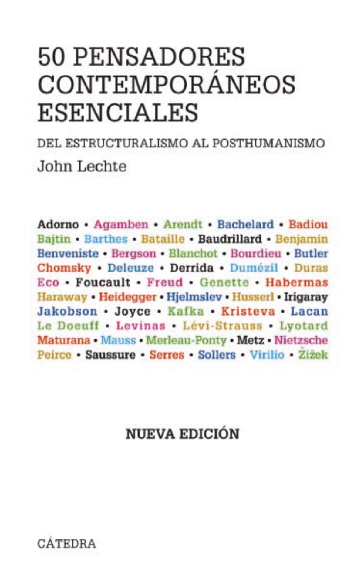 Cincuenta pensadores contemporáneos esenciales - Lechte, John
