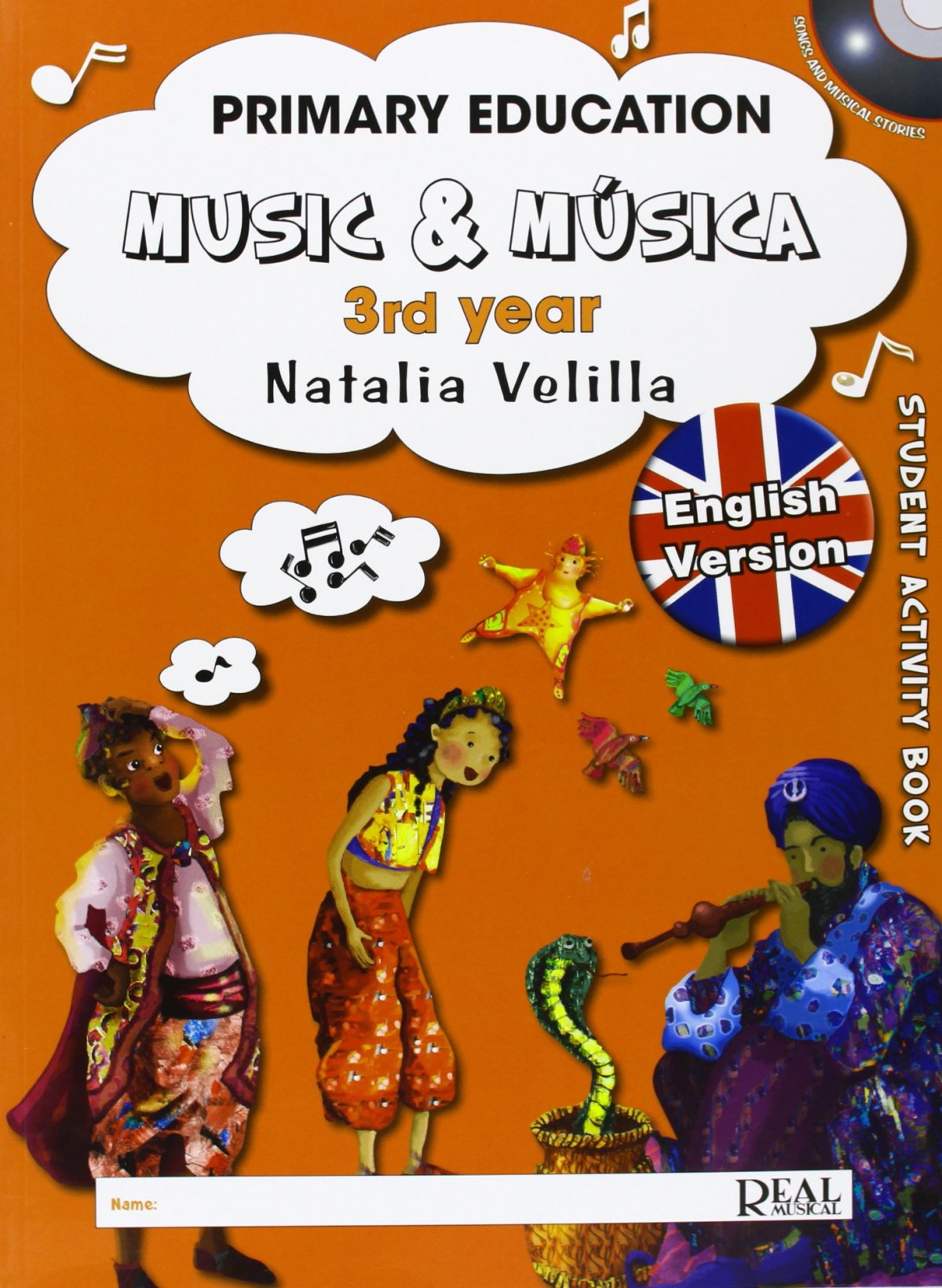 (11).music musica 3.(ingles).(student´s book activities)dvd - Vv.Aa.
