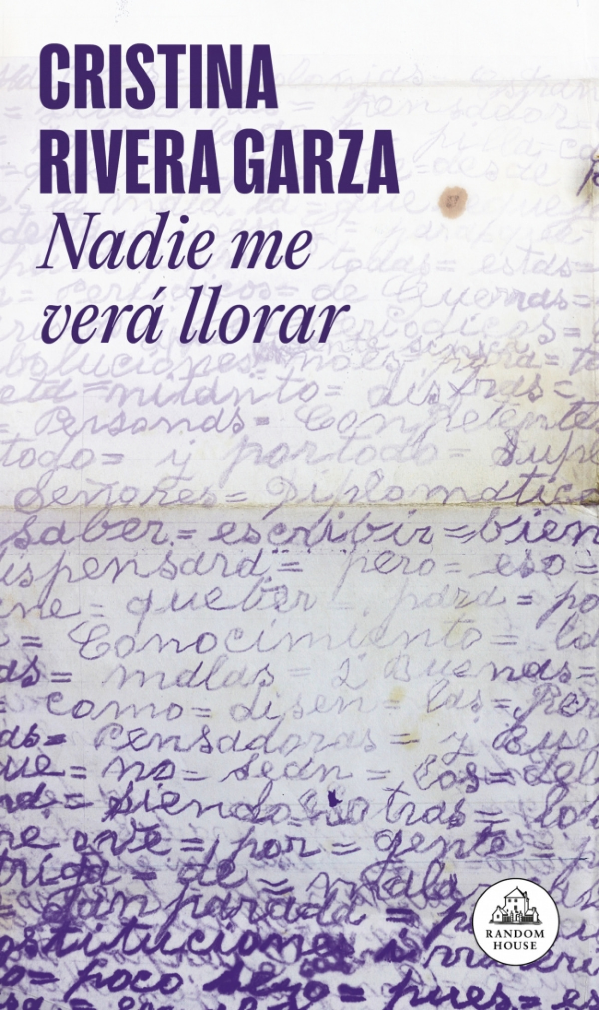 Nadie me ver� llorar