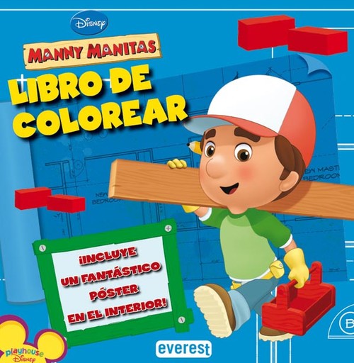 Manny Manitas. Libro de colorear con póster - Librerias 