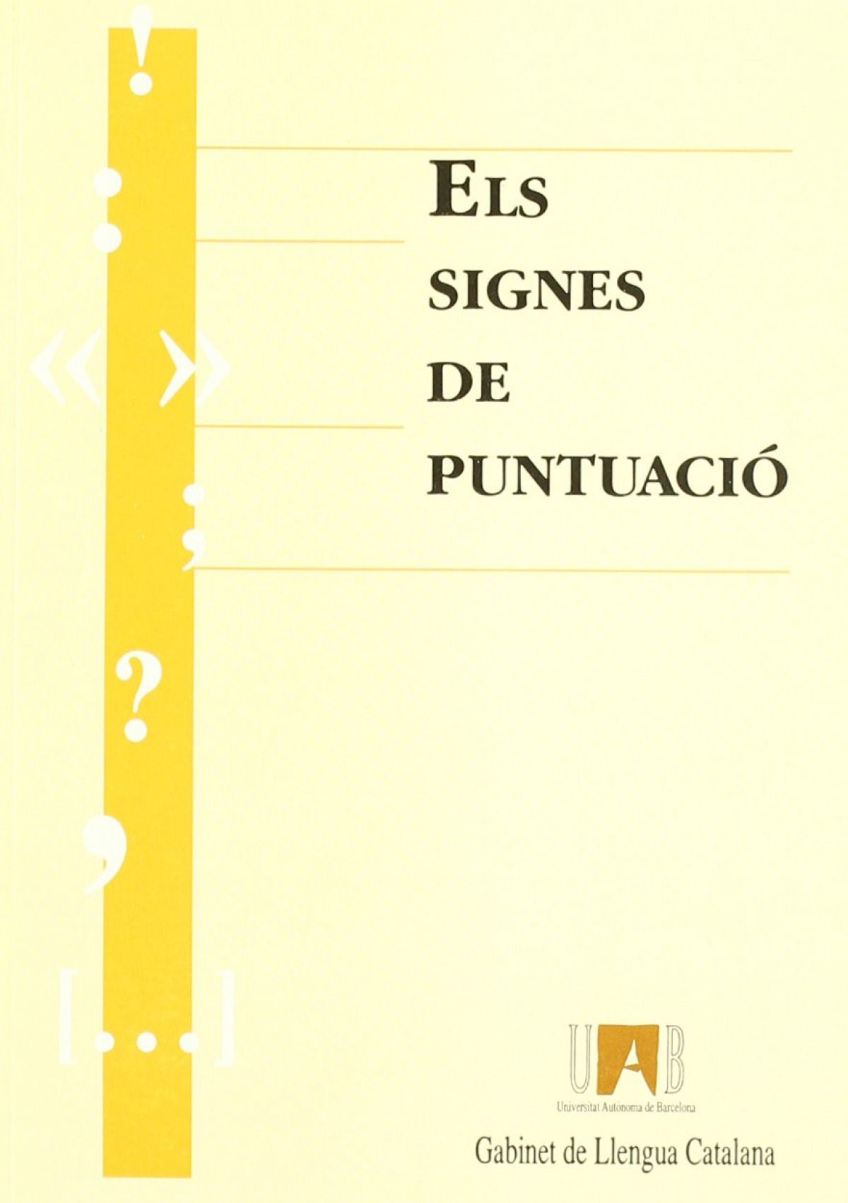 Els signes de puntuaci�