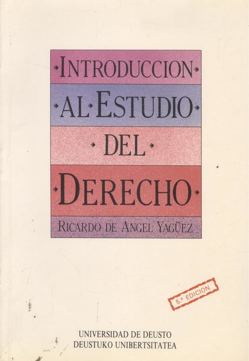 INTRODUCCION AL ESTUDIO DEL DERECHO