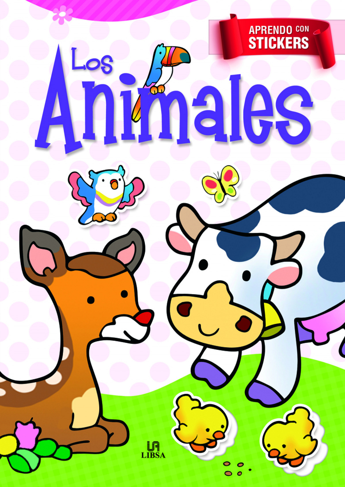 Los animales-aprendo con stickers - Aa.Vv.