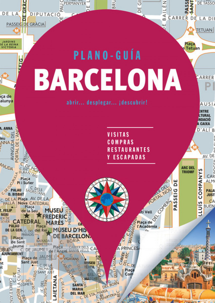 Barcelona - plano-guia (2018) visitas, compras, restaurantes y escapad - Vv.Aa.