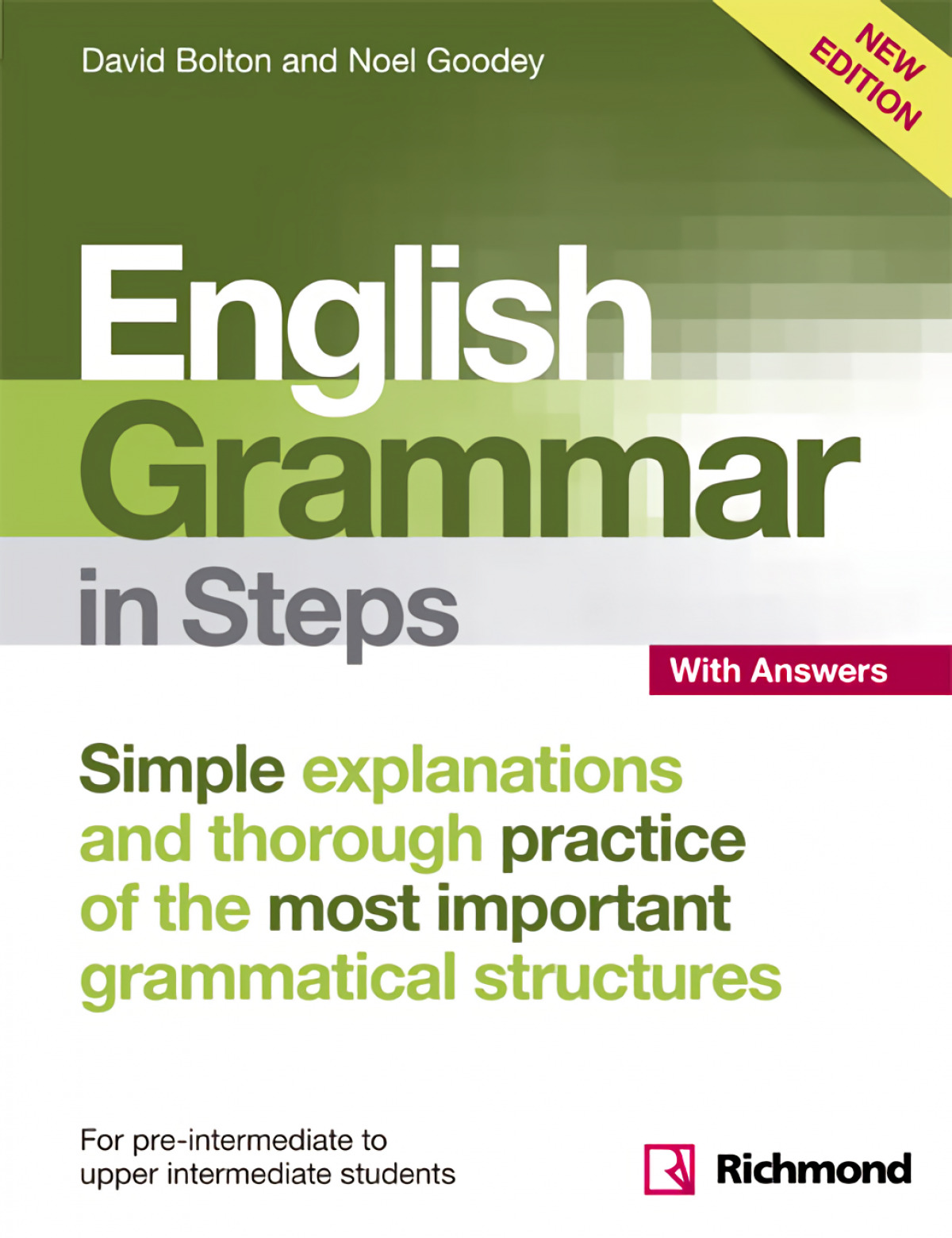 New english grammar in steps book with answers - Bolton, David