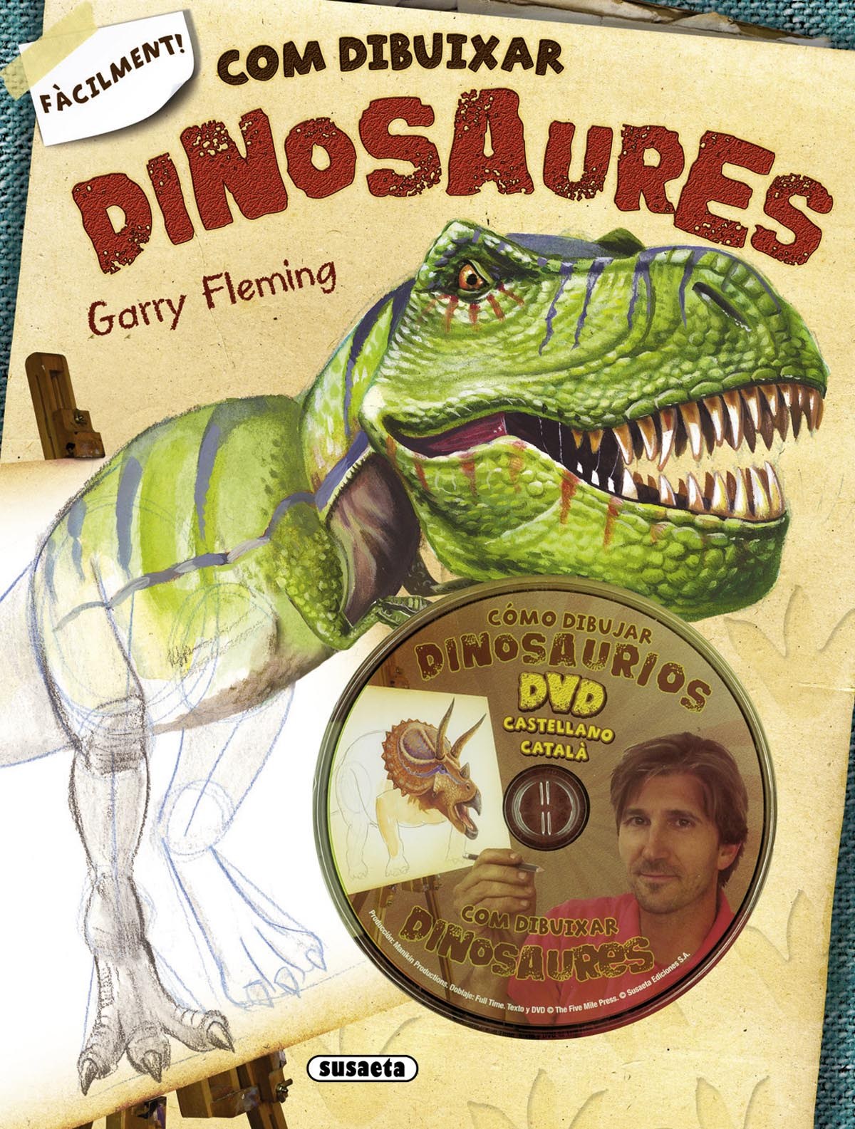 Com dibuixar dinosaures + DVD - Fleming, Garry