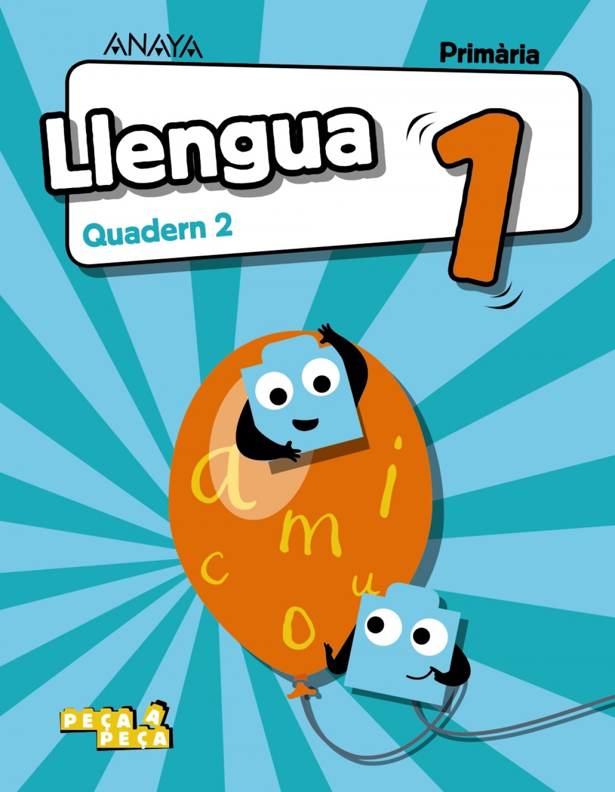 Quadern llengua 2-1r.primaria. peÇa a peÇa. valencia - Cañada Gonzalez, Jose
