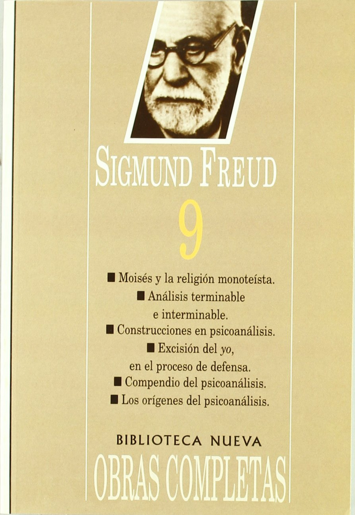 Sigmund Freud 9 (edición en rústica). Tomo 9 (1934-1939). En - Biblioteca Nueva