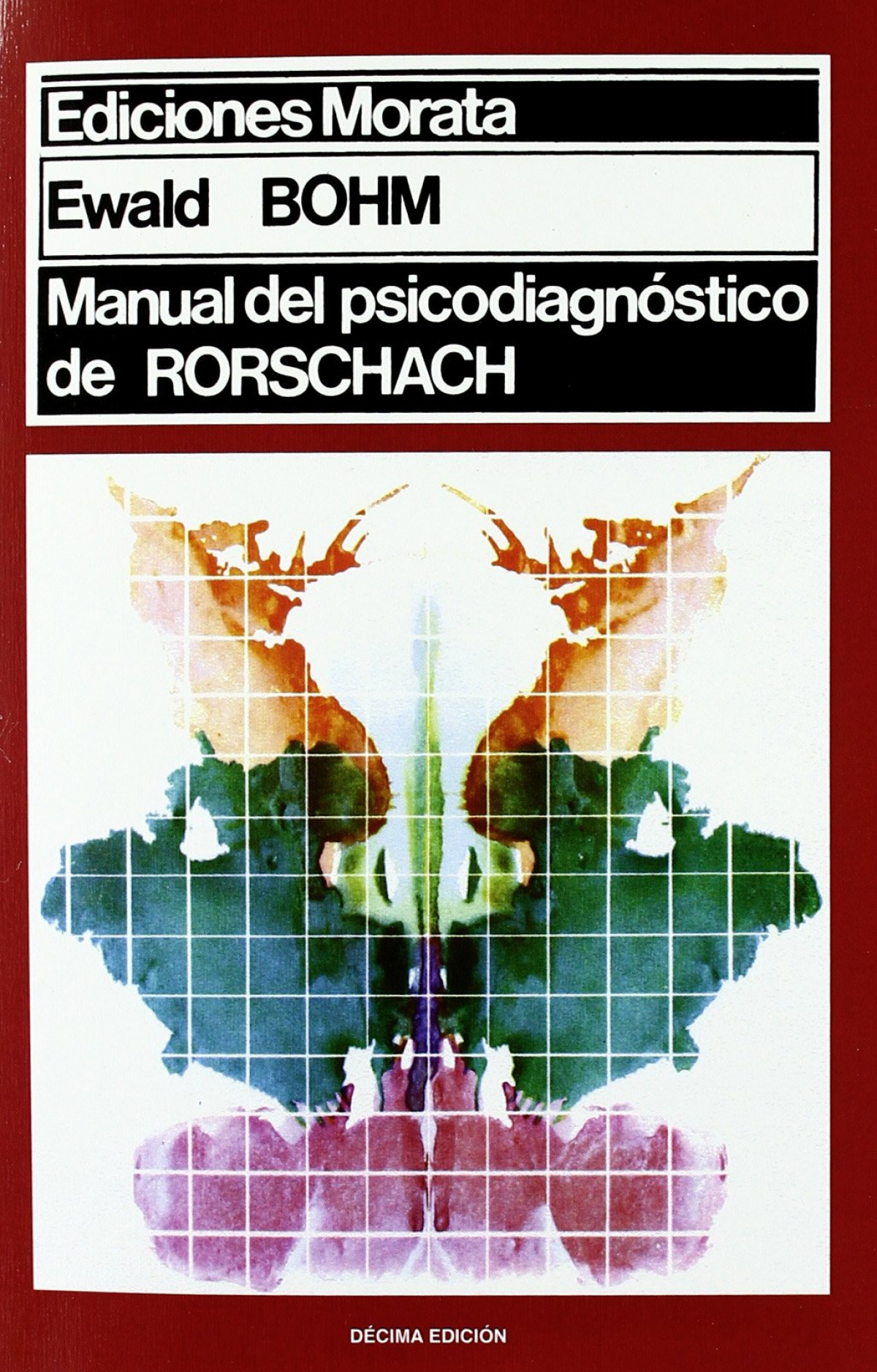 Manual psicodiagnostico rorschach - Bohm, E.