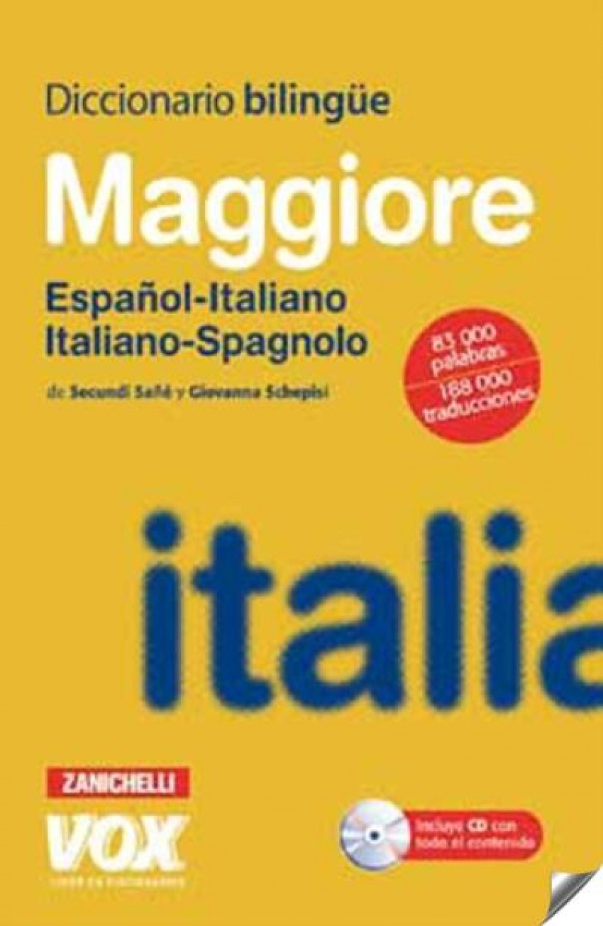 Diccionario Maggiore Español-Italiano Italiano-Spagnolo - Varios/Zanichelli
