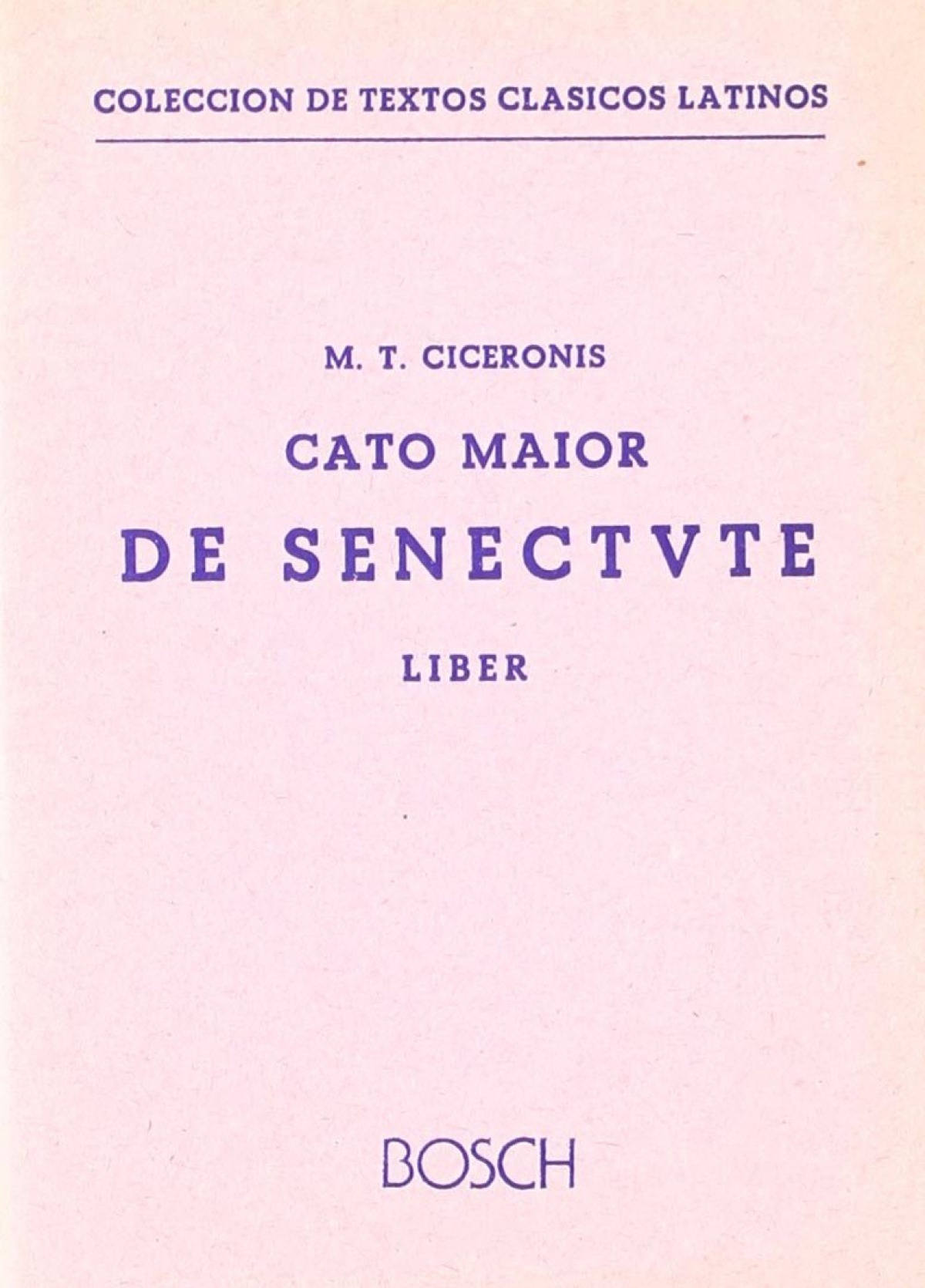 Cato Maior de Senectute - Ciceronis