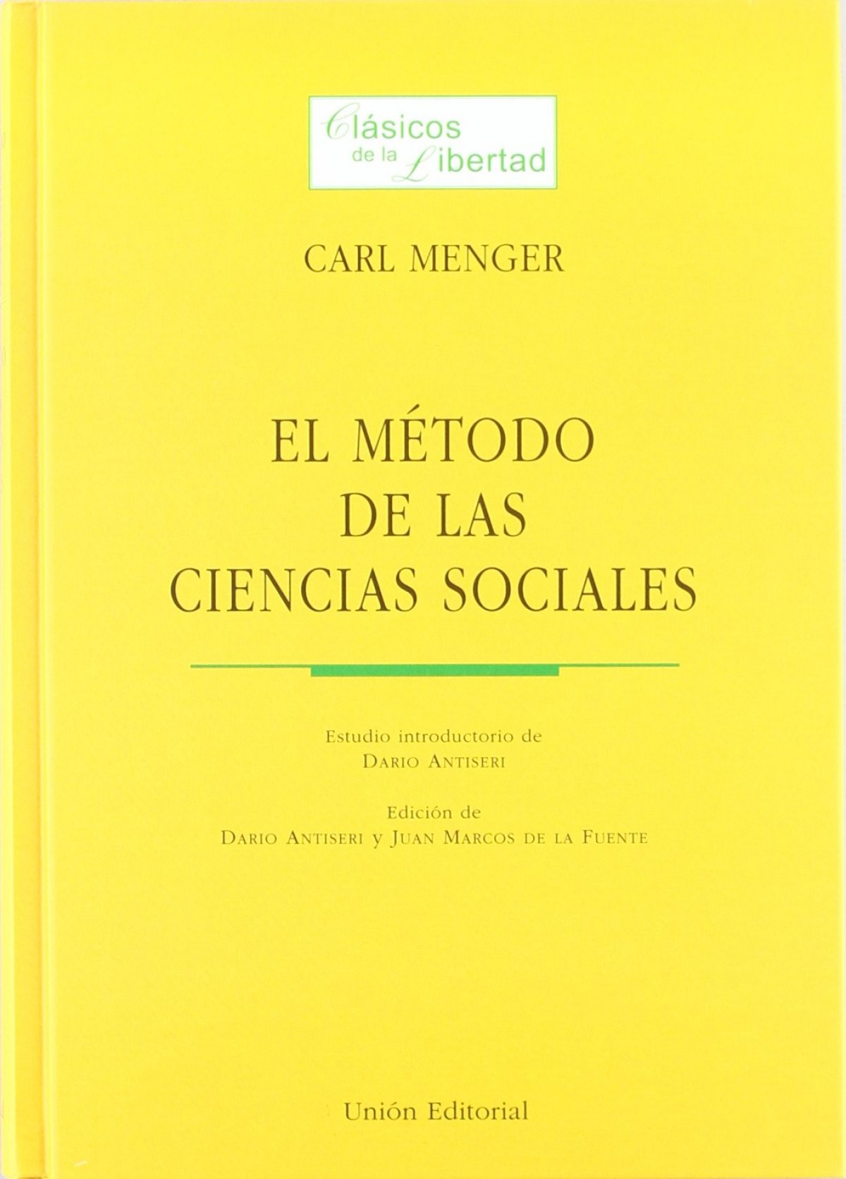Metodo De Las Ciencias Sociales - Menger Carl