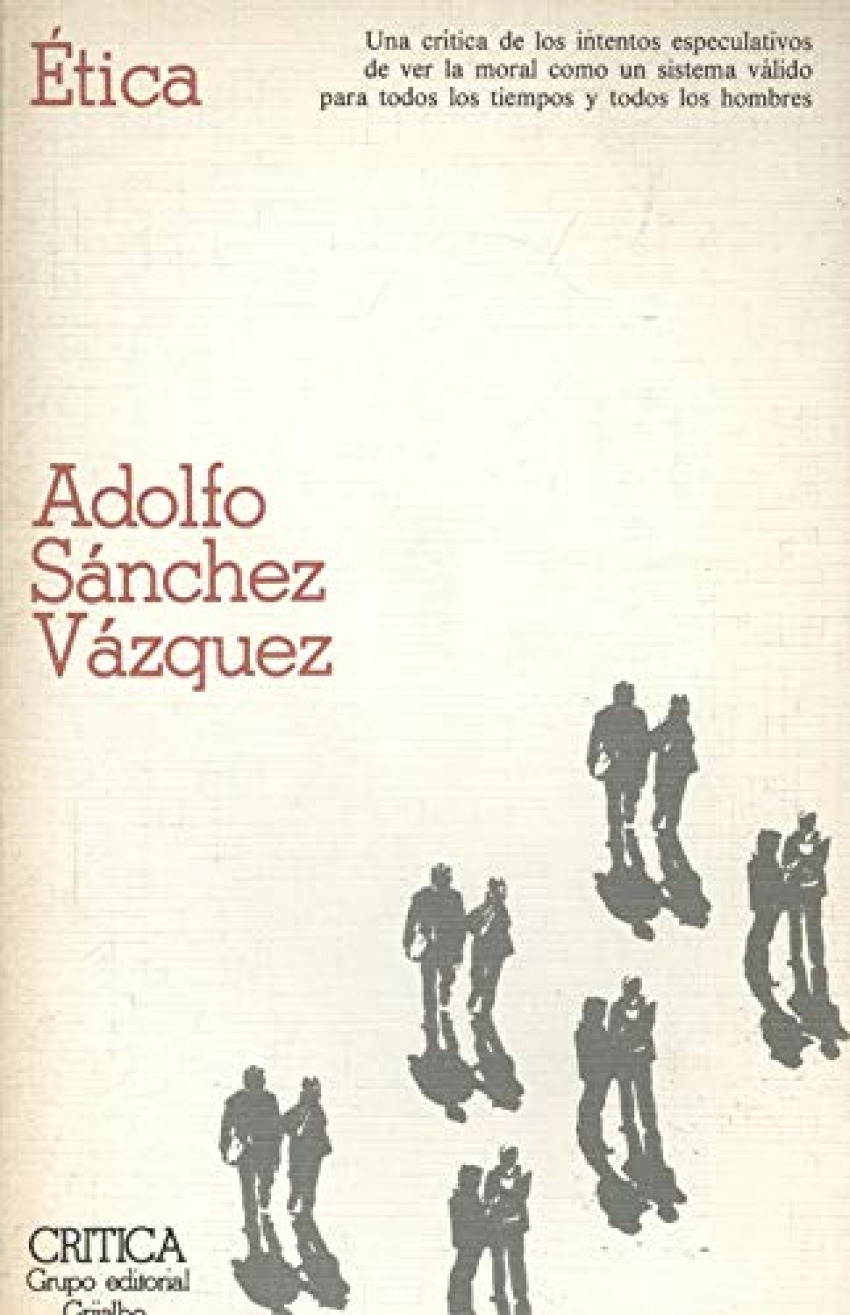 Etica - Sánchez Vázquez, Adolfo