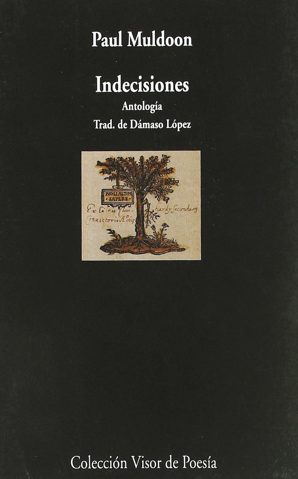 Indecisiones antologia - Muldoon, Paul