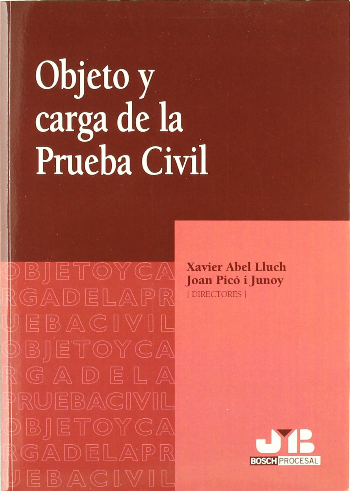 Objeto y Carga de la Prueba Civil.