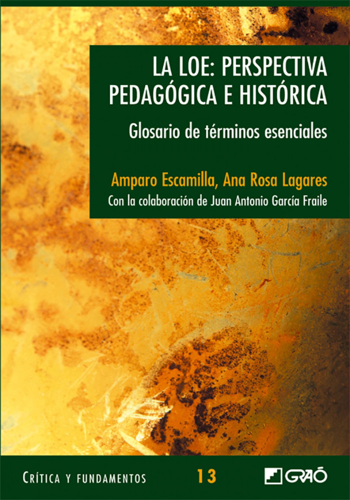 Perspectiva pedagogica historica:glosario terminos esencial - Escamilla, Amparo