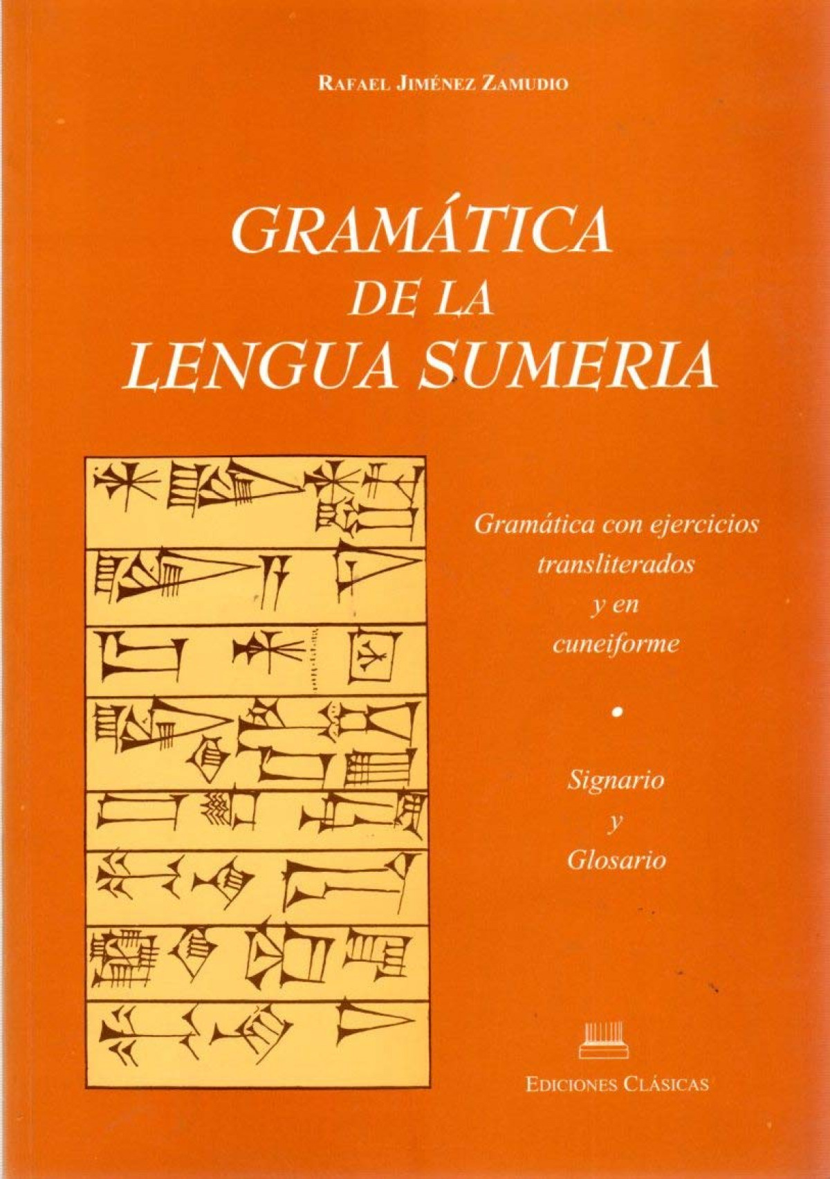 Gramática de la lengua Sumeria - Jiménez Zamudio, Rafael