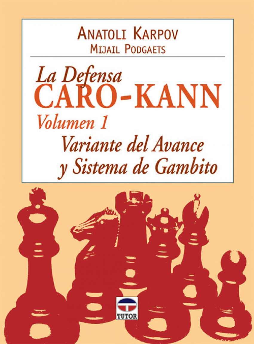 1.Defensa caro-kann. Variante del avance y sistema gambito - Karpov, Anatoli/Podgaets, Mijail