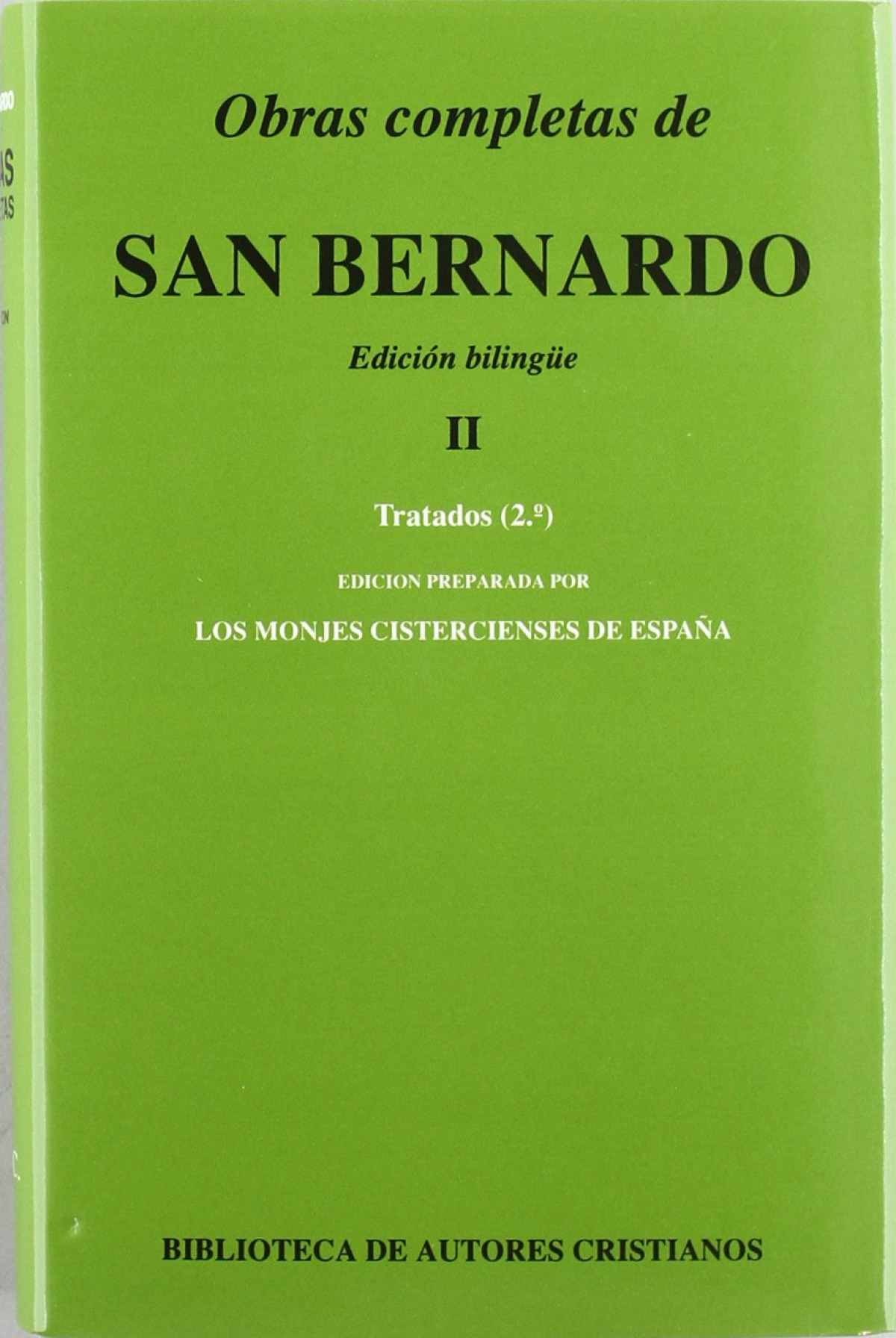 Obras completas de San Bernardo.II: Tratados (2) - San Bernardo