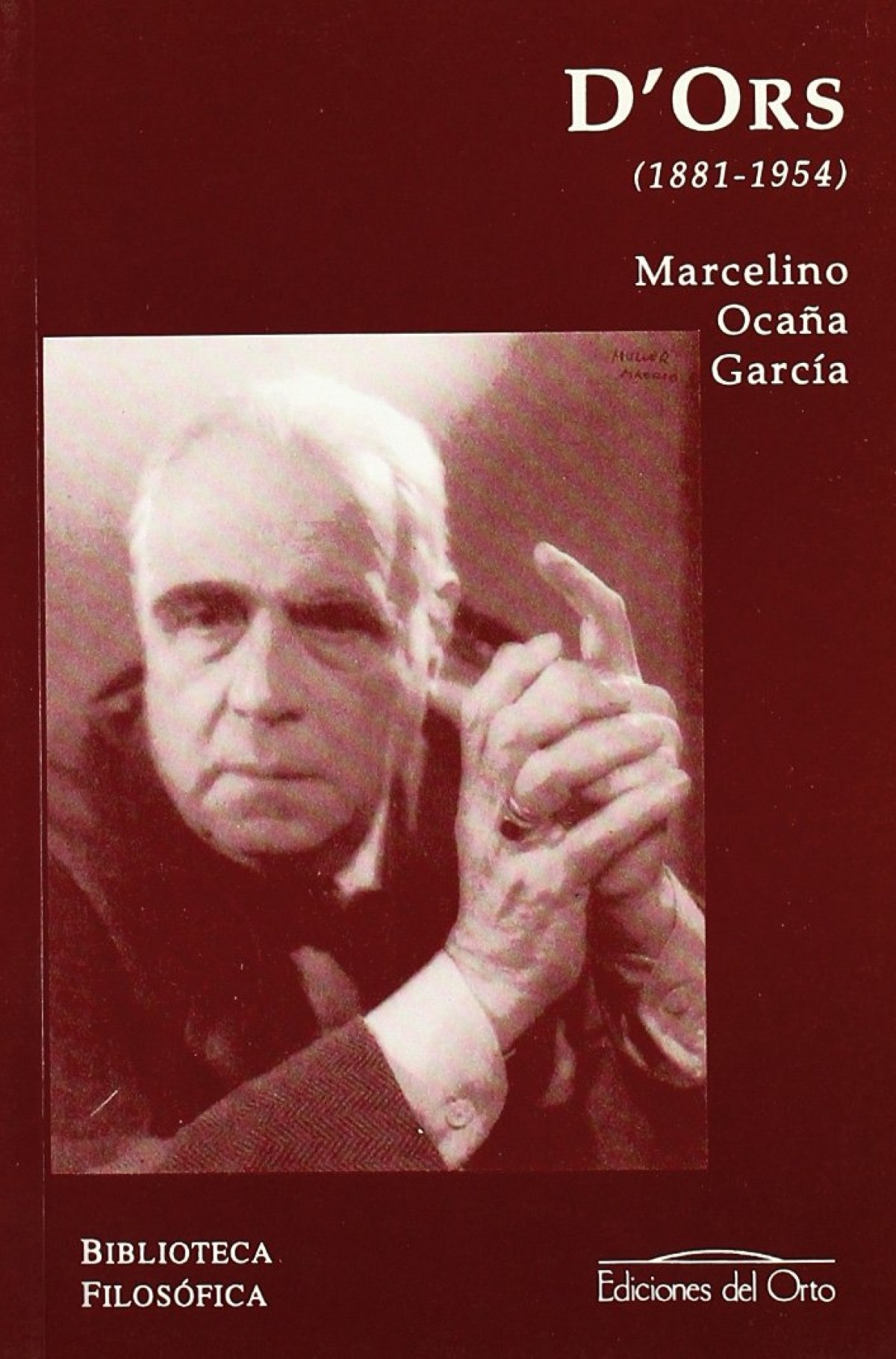 D'ors.eugenio/biblioteca filosofia - OcaÑa Garcia, Marcelino
