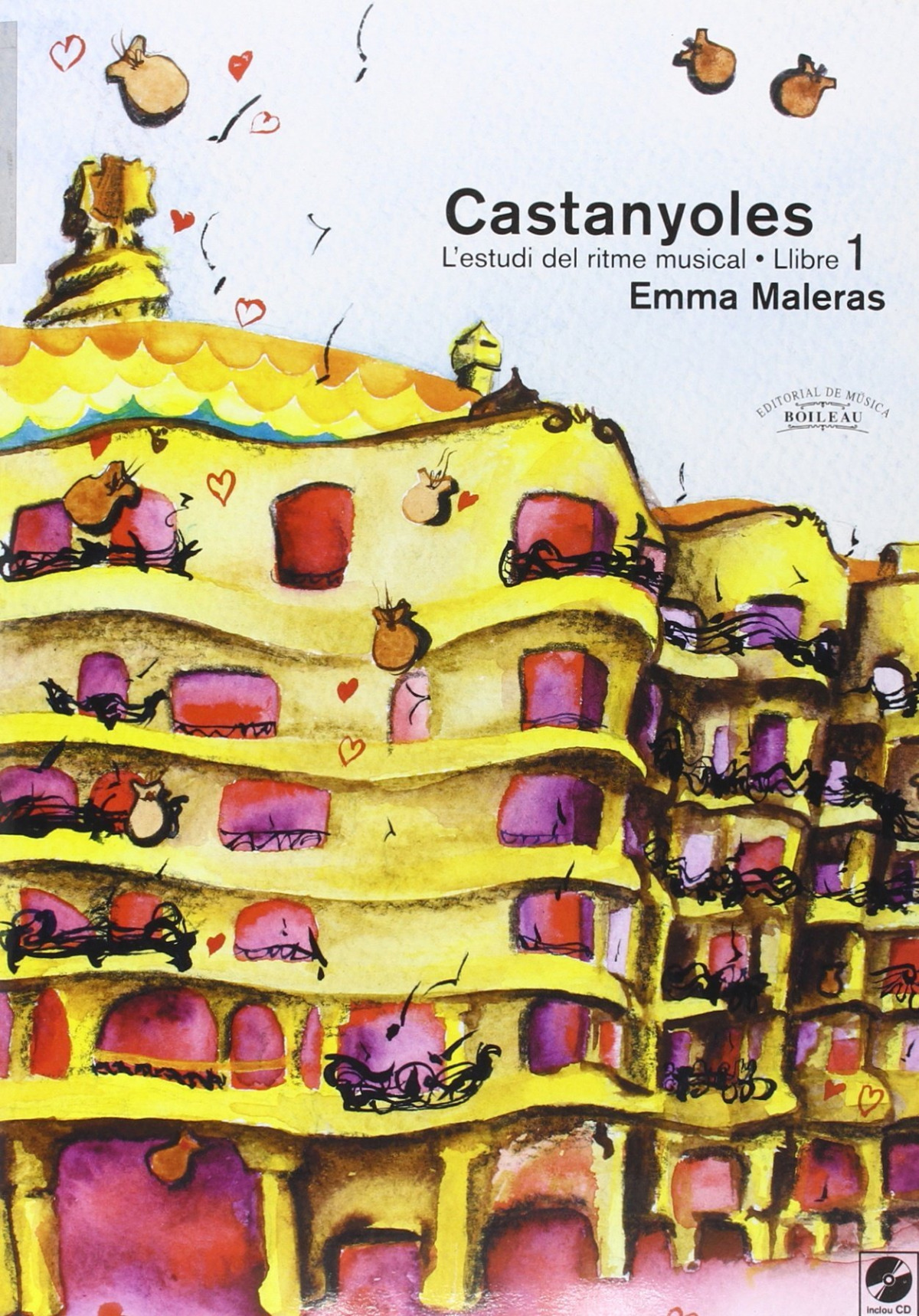 CASTANYOLES 1- L'estudi del ritme musical (+CD) - MALERAS, Emma