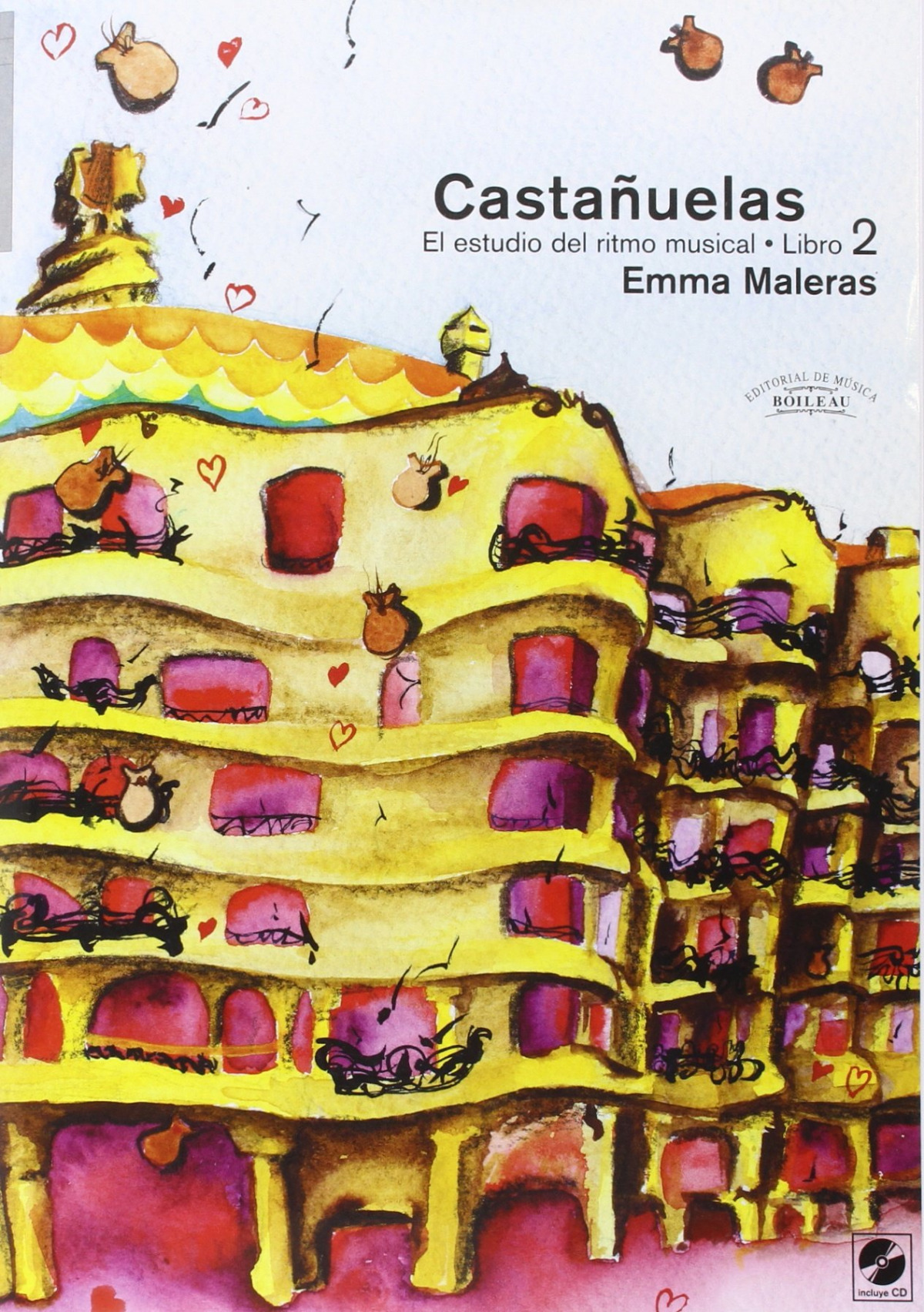CASTAÑUELAS 2- El estudio del ritmo musical (+CD) - MALERAS, Emma