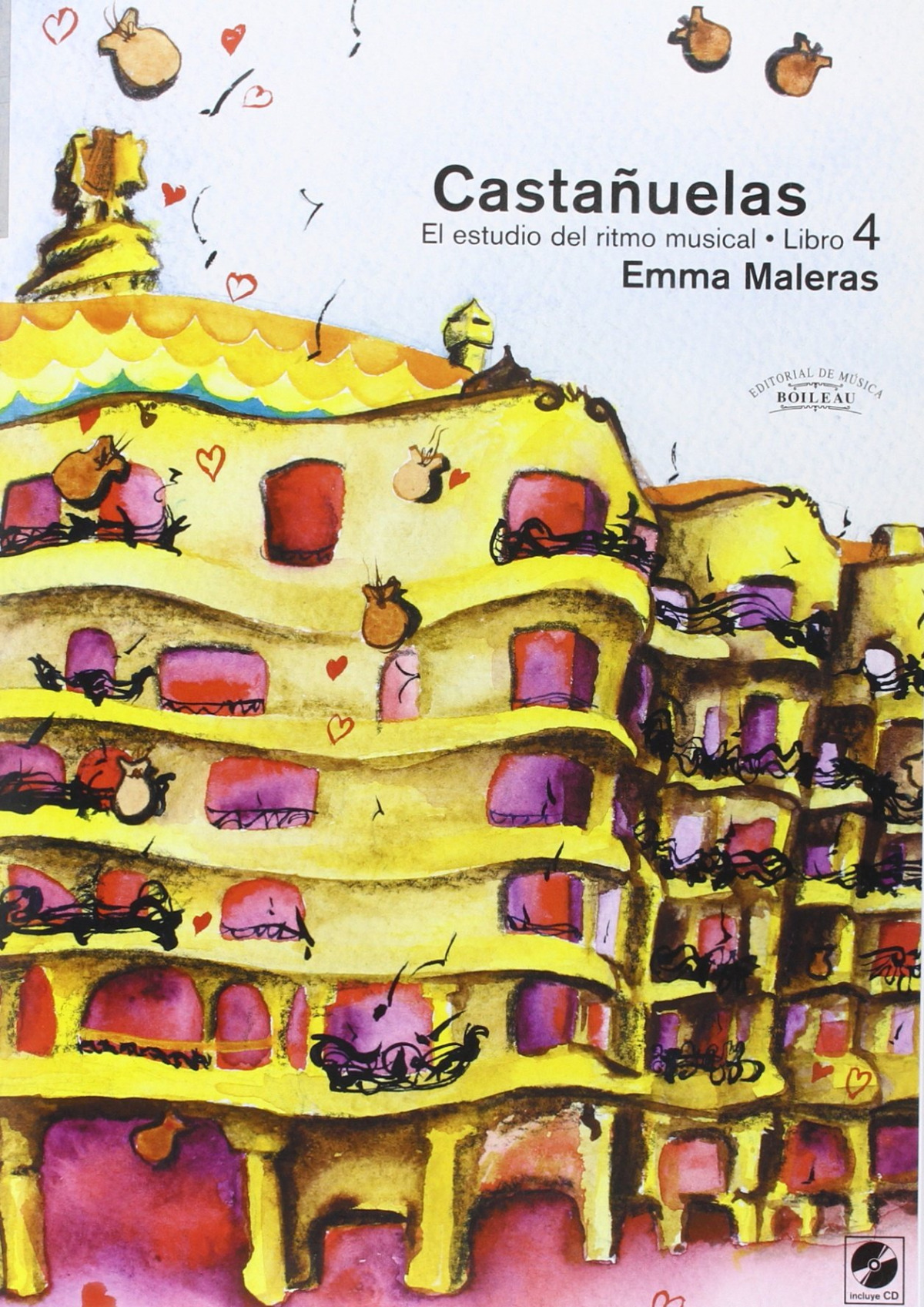 CASTAÑUELAS 4- El estudio del ritmo musical (+CD) - MALERAS, Emma